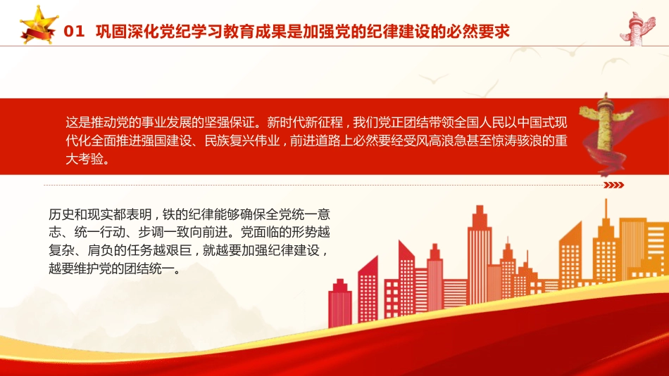 党课ppt+讲稿：巩固深化党纪学习教育成果（5100字，26张）_第8页