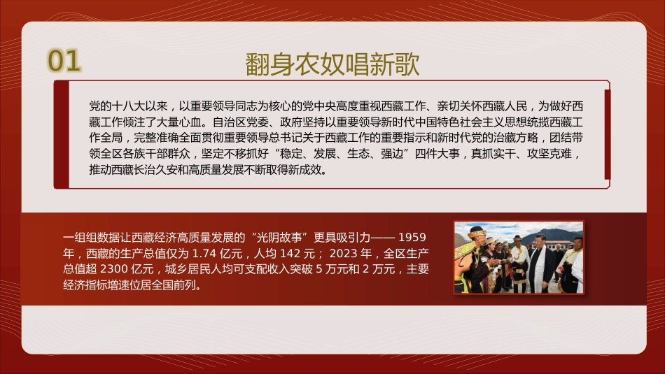 纪念西藏民主改革65周年党课ppt+讲稿（2200字，18张）_第6页