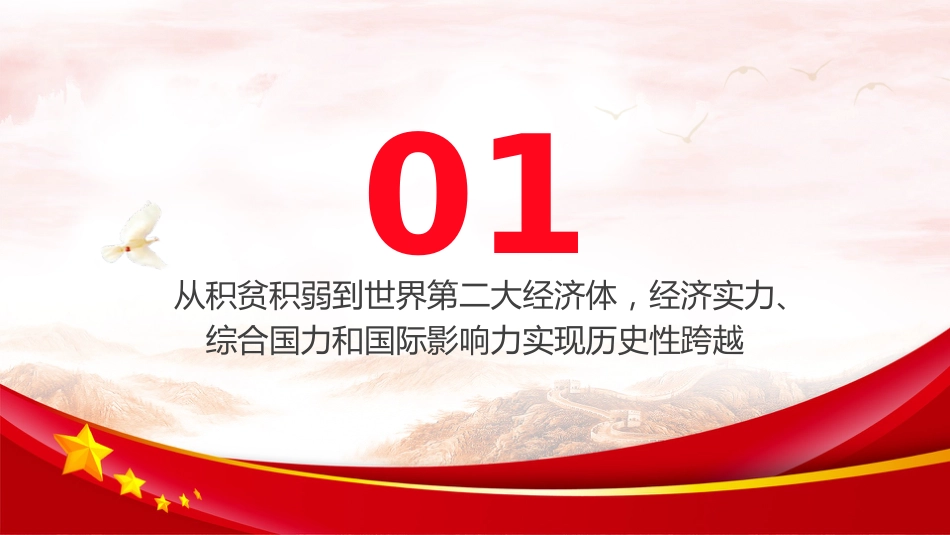 国庆宣讲新中国史75周年伟大成就党课ppt+讲稿（11000字，72张）_第5页
