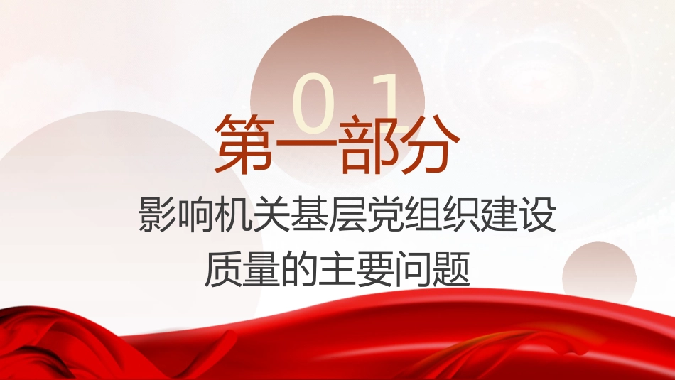 党建培训党课ppt+讲稿:不断提高机关基层党组织建设质量研究(5200字,13张)_第4页