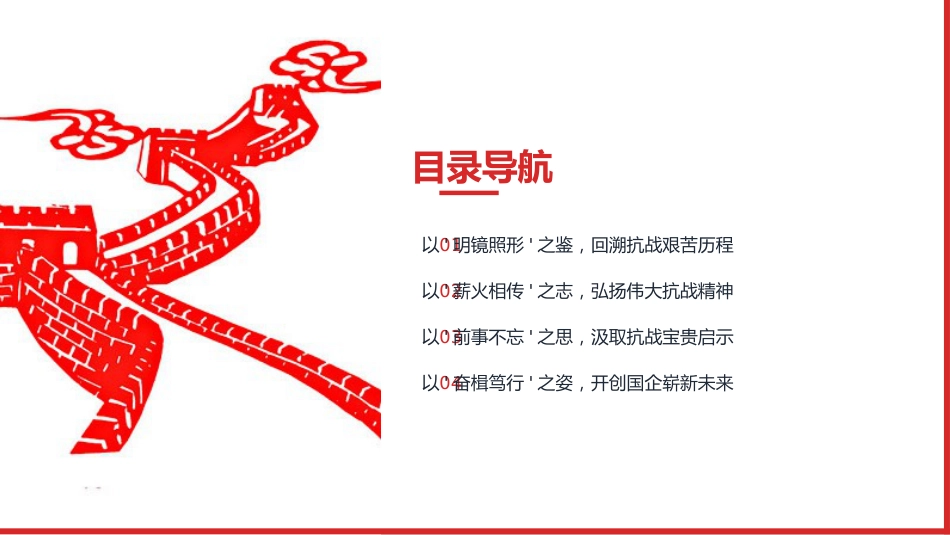 铭记历史 砥砺前行——纪念中国人民抗日战争胜利80周年专题党课PPT_第2页