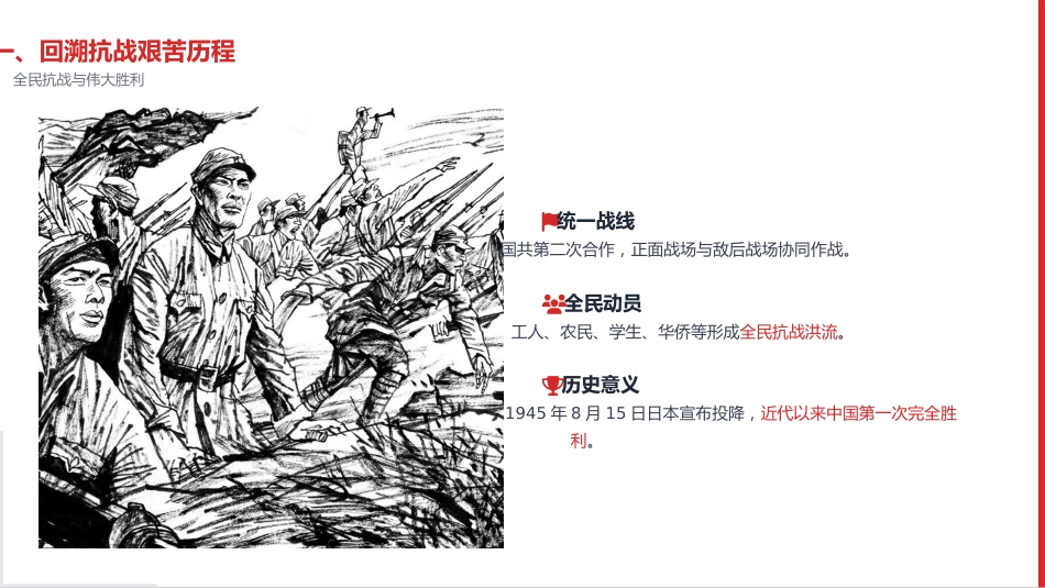 铭记历史 砥砺前行——纪念中国人民抗日战争胜利80周年专题党课PPT_第4页