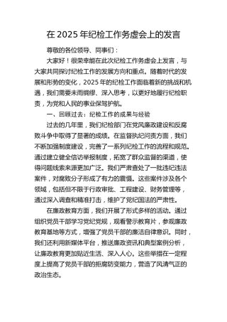 纪检工作务虚会上的发言4000字