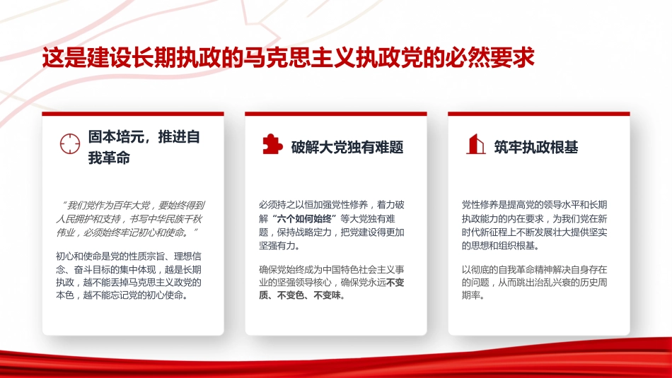 党课PPT:把加强党性修养作为终身课题,修好新时代共产党人的“心学”_第6页