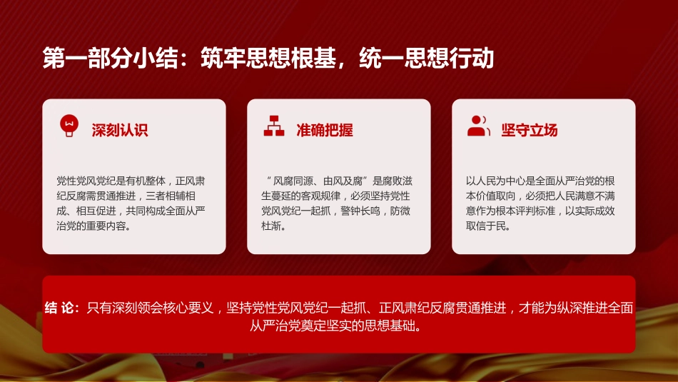 党课PPT：坚持党性党风党纪一起抓，以全面从严治党新成效凝聚高质量发展强大合力_第10页