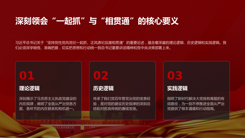 党课PPT：坚持党性党风党纪一起抓，以全面从严治党新成效凝聚高质量发展强大合力_第5页
