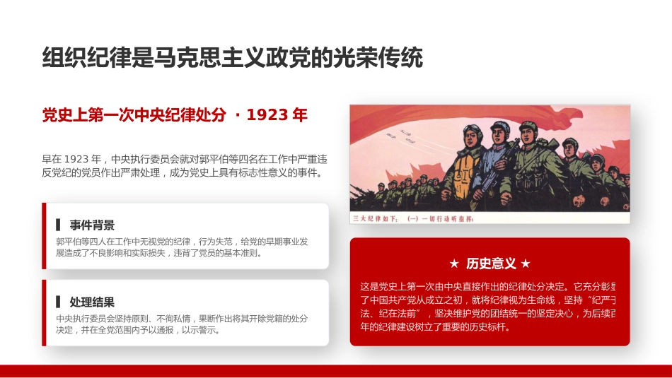 党课PPT：以严明的组织纪律锻造坚强有力的基层党组织_第9页