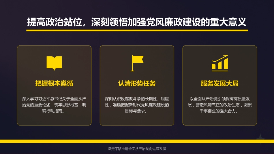 廉政党课PPT:深化党风廉政建设,以作风建设新成效保障我市高质量发展取得新进展_第4页