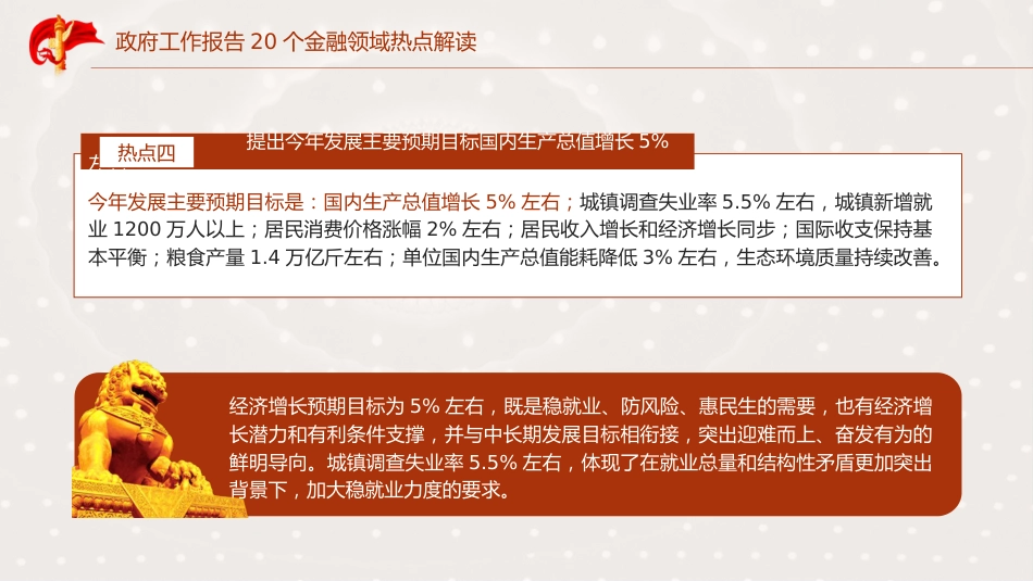 学习2025年全国两会20个金融领域热点党课ppt+讲稿（7300字，23张）_第6页