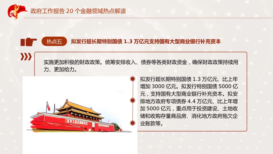 学习2025年全国两会20个金融领域热点党课ppt+讲稿（7300字，23张）_第7页