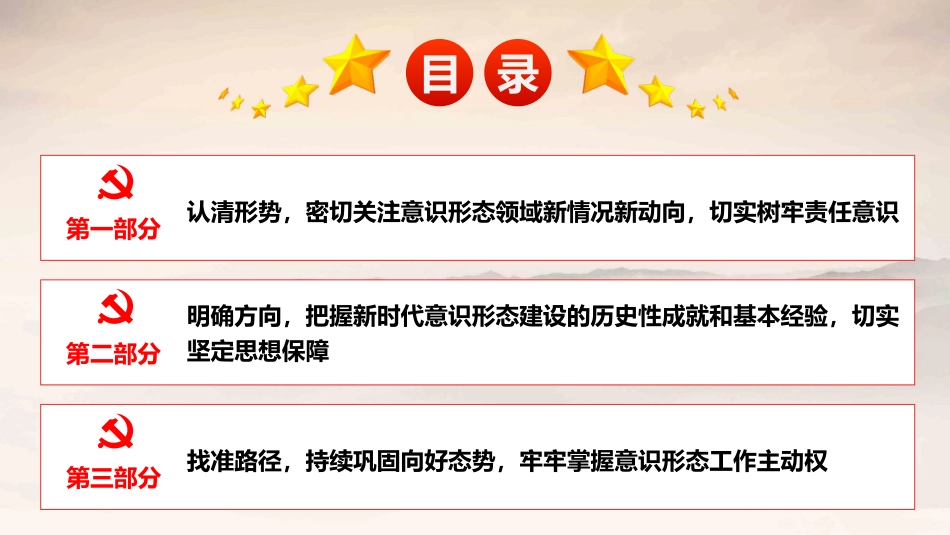 党课ppt+讲稿:认清形势,压实责任,推动意识形态工作落到实处(5800字,37张)_第4页