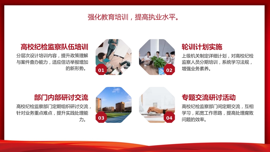 高校党课ppt+讲稿：锻造一支素质过硬的纪检监察队伍（3700字，15张）_第8页