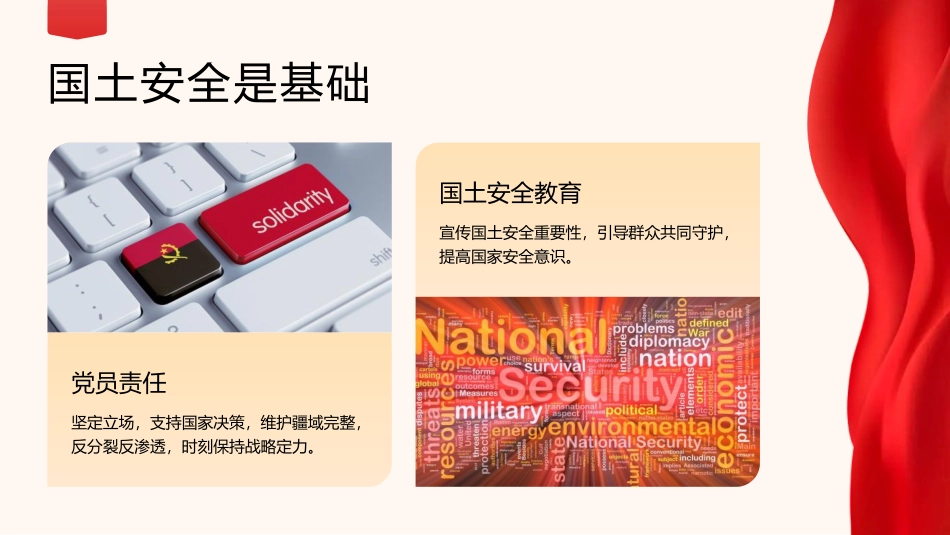 党课ppt+讲稿:坚持总体国家安全观,树牢党员责任和担当(6700字,28张)_第5页