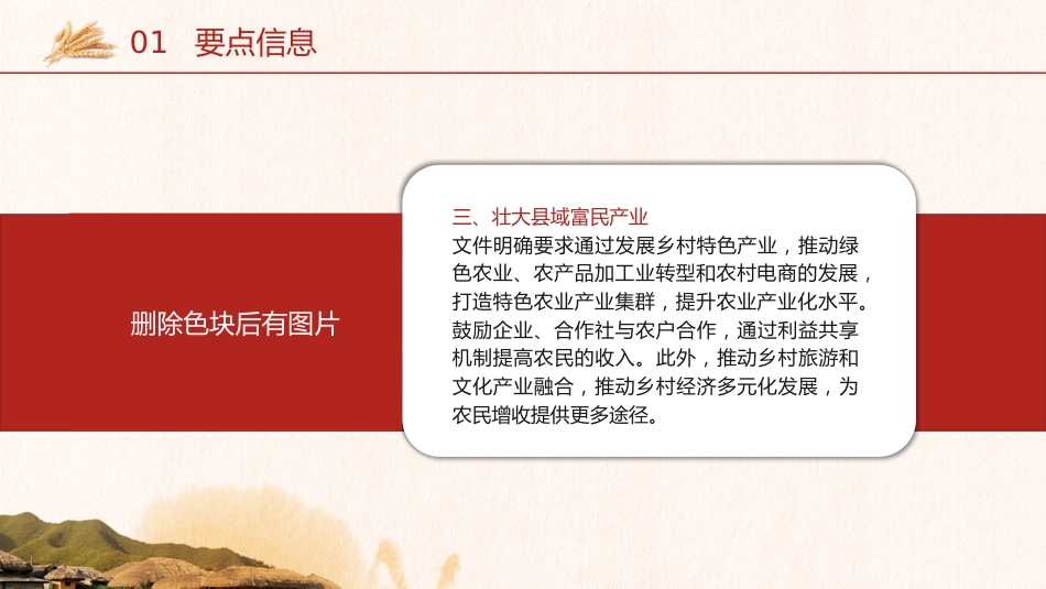 2025年中央一号文件要点及全文解读党课ppt+讲稿(8600字,30张,乡村振兴)_第7页