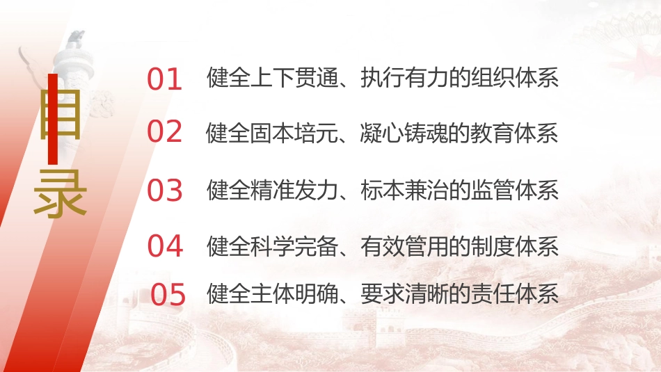 党课ppt+讲稿：健全全面从严治党体系（2600字，20张）_第3页
