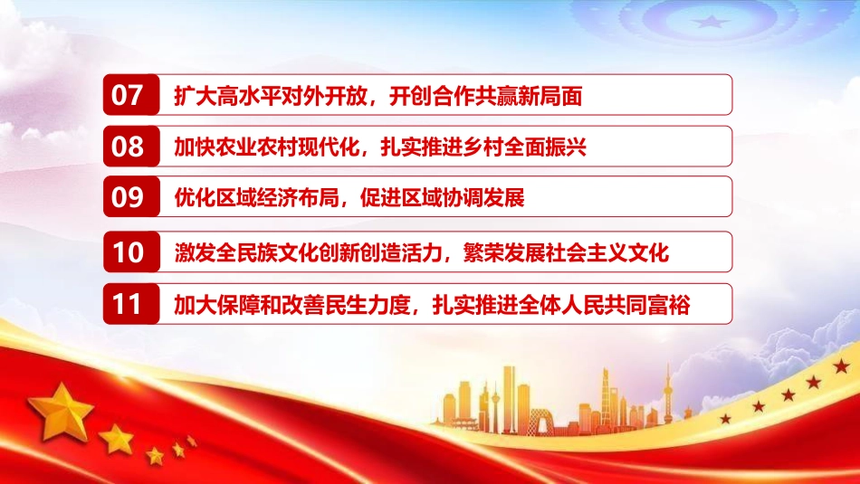 党课ppt+讲稿：《中共中央关于制定国民经济和社会发展第十五个五年规划的建议》（十五五）全文学习（2万字，61张）_第4页