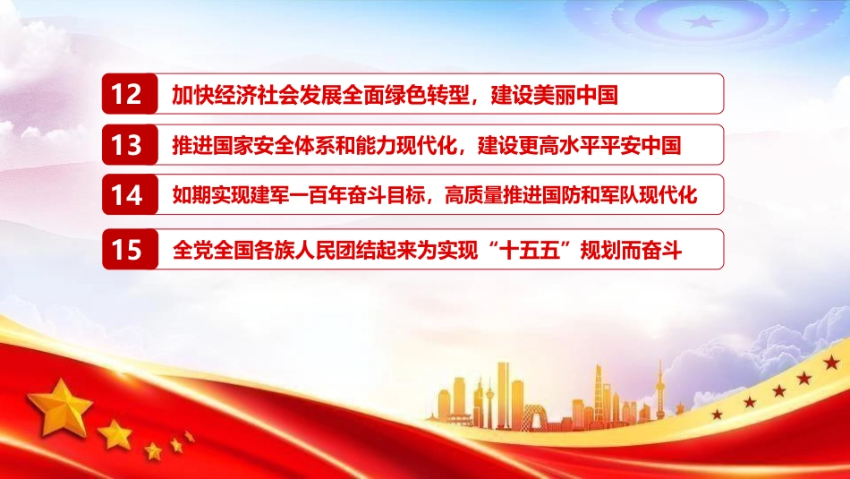 党课ppt+讲稿：《中共中央关于制定国民经济和社会发展第十五个五年规划的建议》（十五五）全文学习（2万字，61张）_第5页