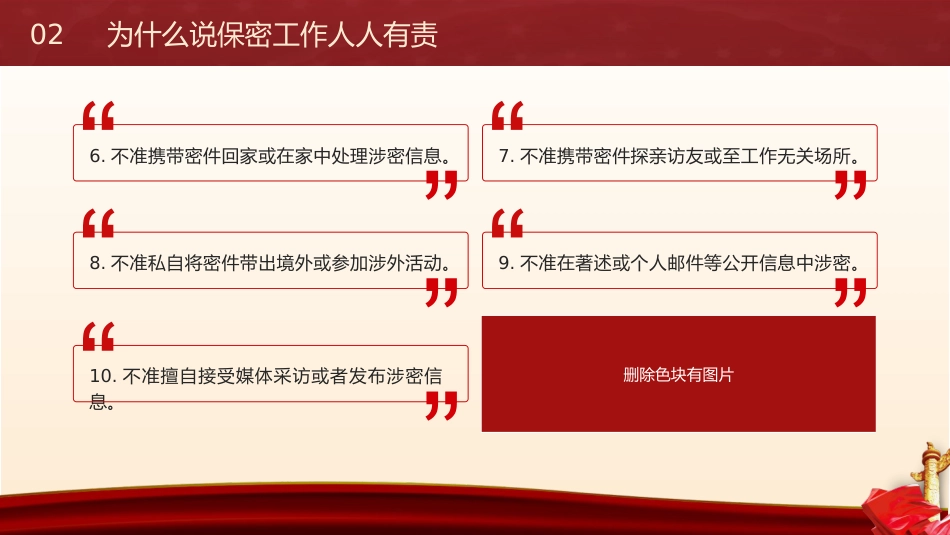 保密警示教育微党课ppt+讲稿（1800字，21张）_第9页
