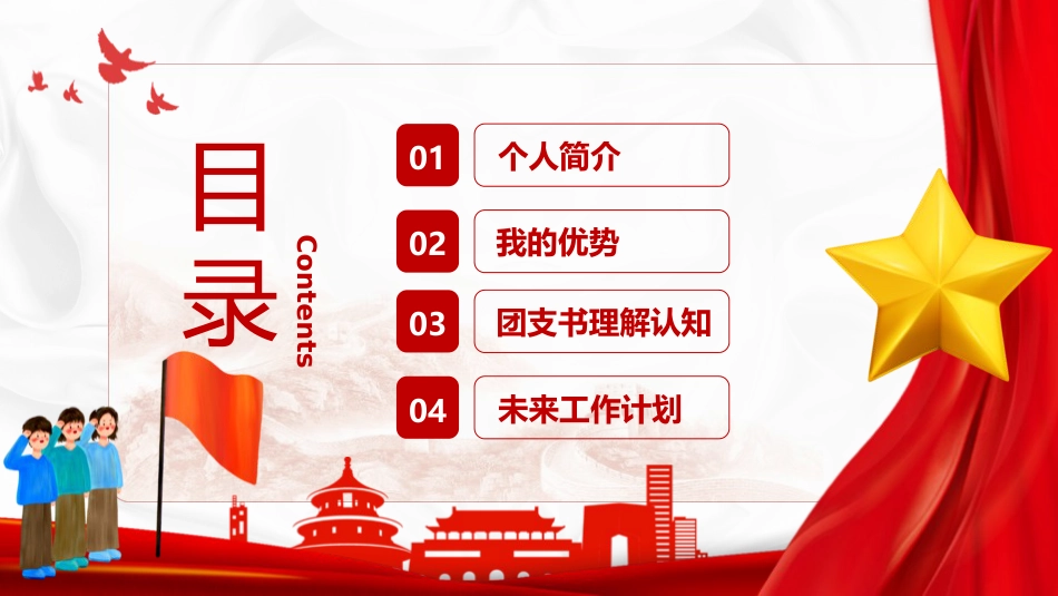 大学团支书竞选ppt_第2页