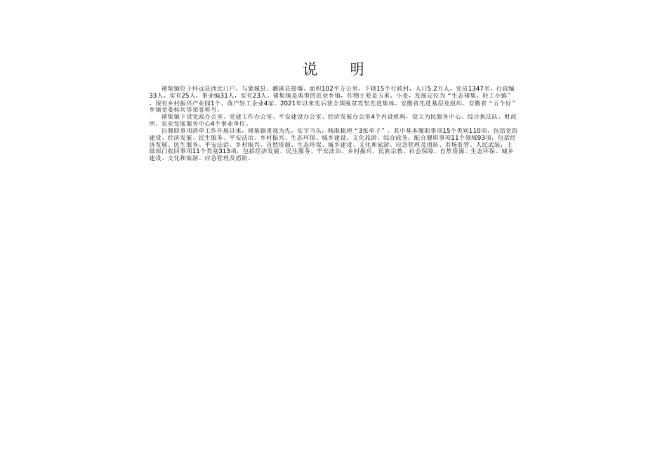 怀远县褚集镇履职事项清单_第2页