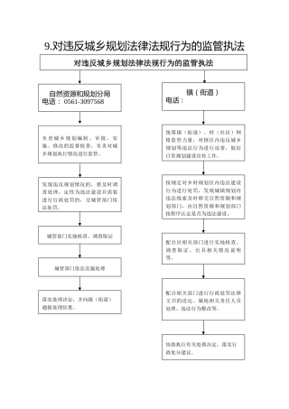 9.自然资源规划分局--对违反城乡规划法律法规行为的监管执法