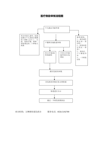 医疗救助审核流程图