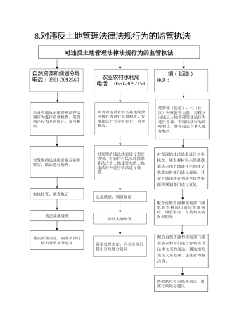 8.自然资源规划分局--对违反土地管理法律法规行为的监管执法