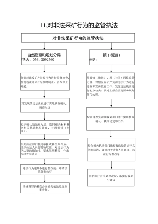 11.自然资源规划分局--对非法采矿行为的监管执法