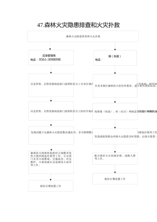 47.应急局--森林火灾隐患排查和火灾扑救