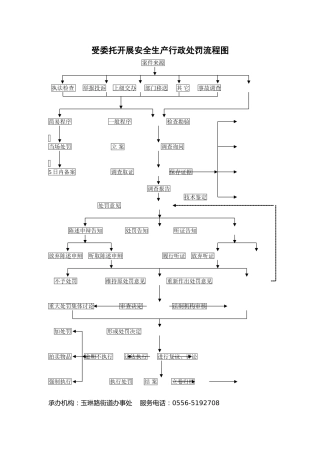 受委托开展安全生产行政处罚流程图