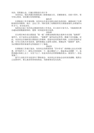 刘杰：用积极心态，打赢扫黑除恶专项斗争