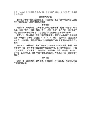 市司法局机关党委：以“青蓝工程”锻造过硬干部队伍，深化模范机关建设