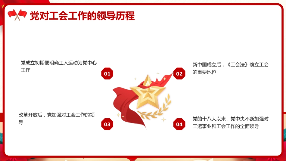 党课ppt+讲稿：推动新时代新征程工会工作高质量发展（5500字，25张）_第6页