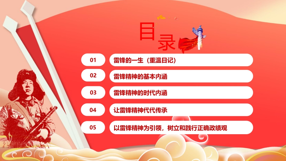 党课ppt+讲稿：传承雷锋精神  争做新时代好青年（8200字,51张）_第5页