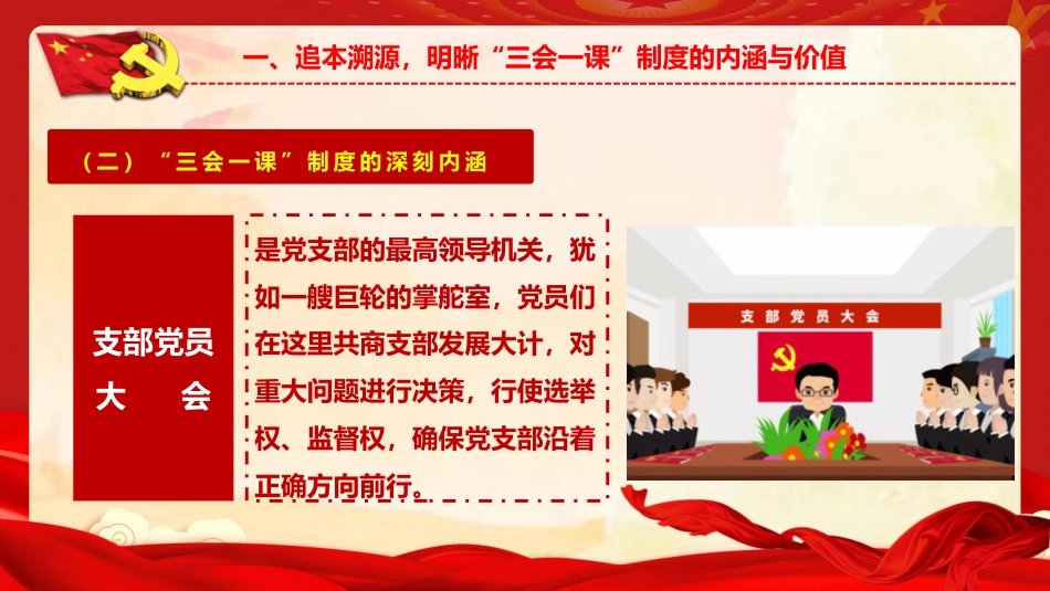 党建培训党课ppt+讲稿：深度解析 “三会一课” 制度，激活基层党建红色引擎（5700字,45张）_第7页