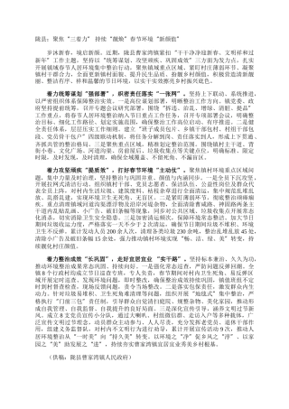 陇县：聚焦“三着力” 持续“靓焕”春节环境“新颜值”