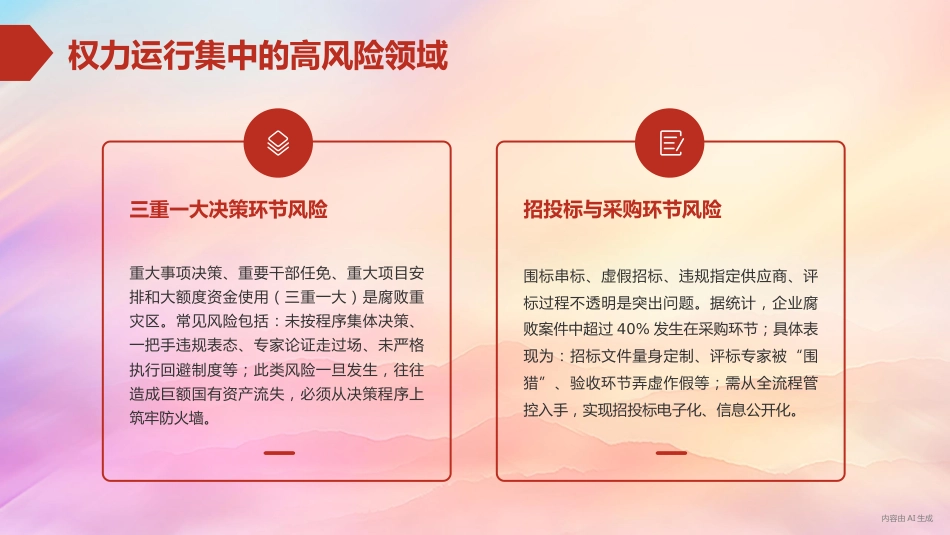 党课PPT:深化廉政风险防控,以铁纪清风护航企业发展行稳致远_第7页