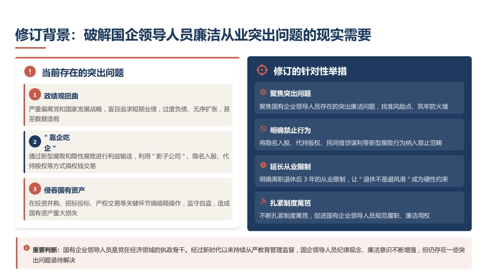 党课PPT:学习贯彻《国有企业领导人员廉洁从业若干规定》,不断深化国有企业党风廉政建设_第8页