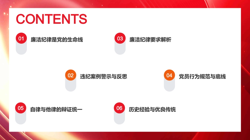 党课PPT：严守廉洁纪律 永葆清正廉洁本色_第2页
