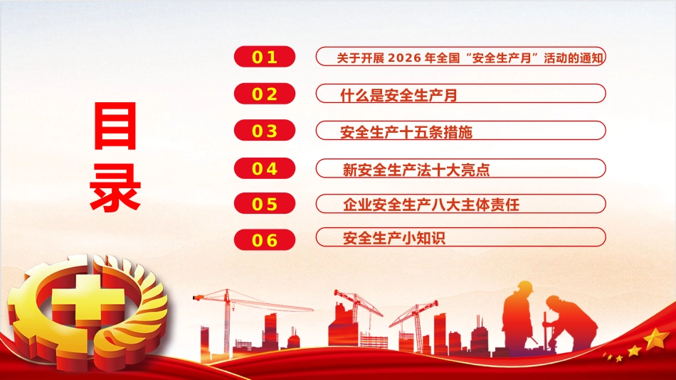 2026年全国安全生产月PPT人人讲安全个个会应急排查整治风险隐患课件_第2页