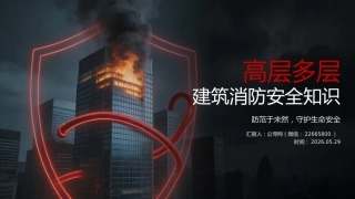 高层多层建筑消防安全知识PPT安全生产月课件