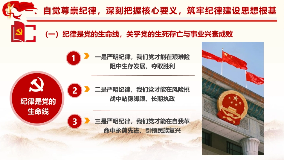 党课ppt+讲稿:尊崇纪律 做忠诚干净担当的纪检监察干部16000字,37张_第8页
