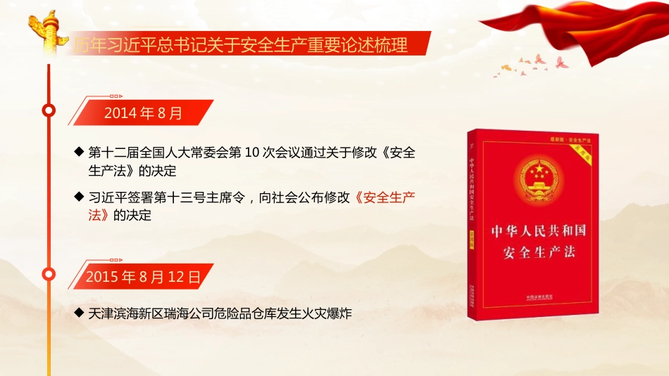 安全生产月党课ppt+讲稿：全面领会习近平总书记关于安全生产重要论述的精髓（7600字，48张）_第9页