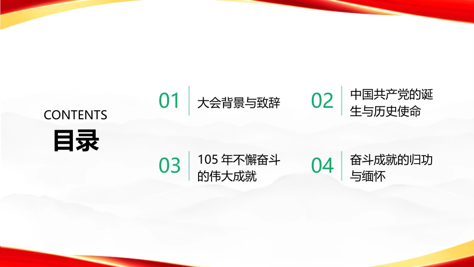 PPT:在庆祝中国共产党成立105周年大会上的讲话_第2页