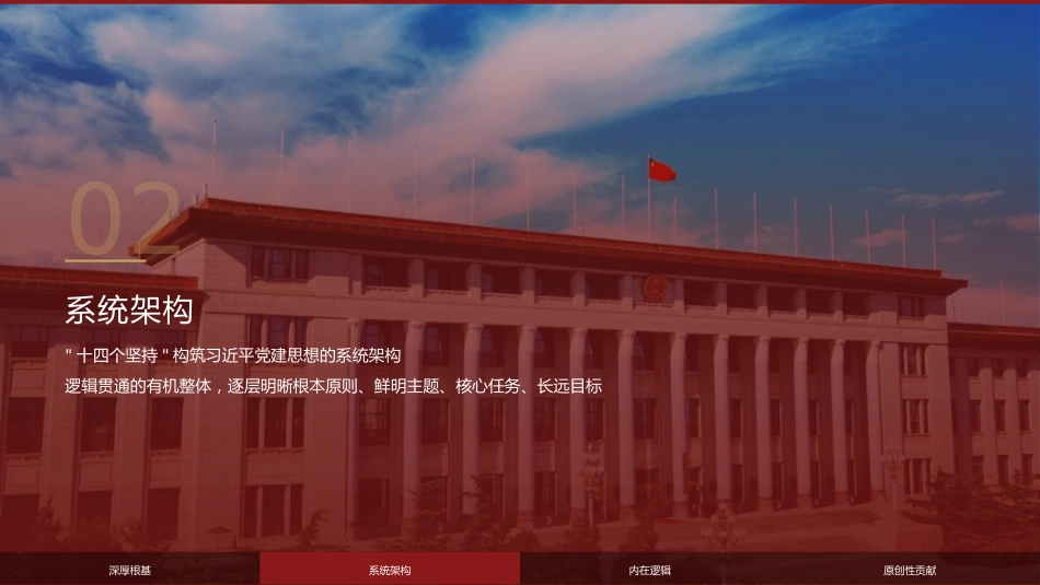 党课ppt+讲稿:“十四个坚持”,习近平党建思想的体系化建构与学理性阐释(13000字,25张)_第9页