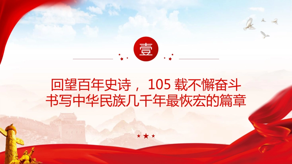 七一重要讲话精神党课ppt+讲稿:赓续百年荣光 勇担复兴使命(12000字,幻灯片56张,含视频)_第4页