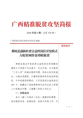 广西精准脱贫攻坚简报