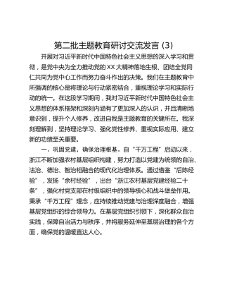 第二批主题教育研讨交流发言 (3)_3