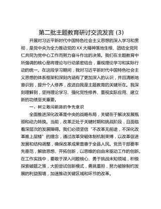 第二批主题教育研讨交流发言 (3)_1