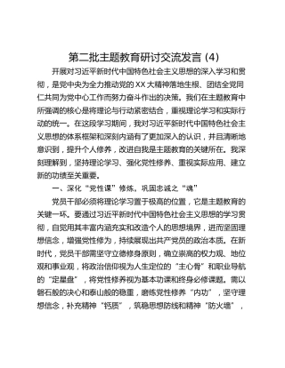 第二批主题教育研讨交流发言 (4)_1